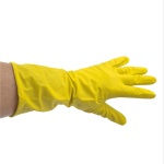 Rękawiczki opak. 1 para gumowe żółte L