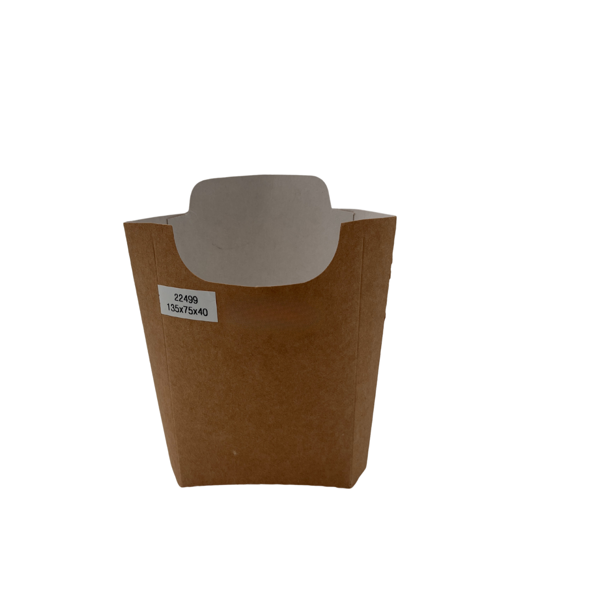 Tacka papierowa brązowa kraft na frytki BamirPack