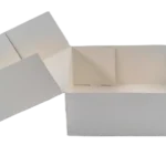 Pudełko jednoczęściowe 20,5 x 20,5 cm białe 9 cm